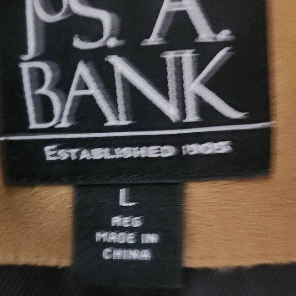 Jos. A Banks faux suede tan coat men's size M - Picture 3 of 5